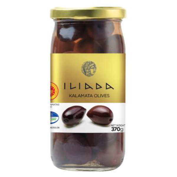 OLIVA KALAMATA DOP FRASCO 370GR