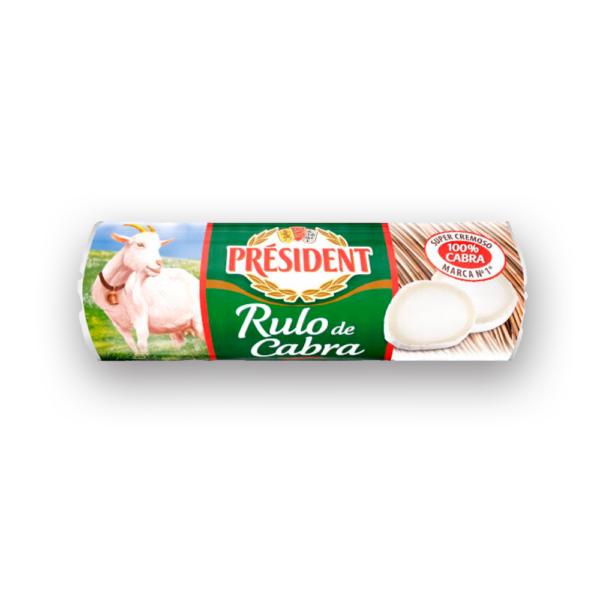 QUESO PRÉSIDENT RULO CABRA SAINTE MAURE 180GR