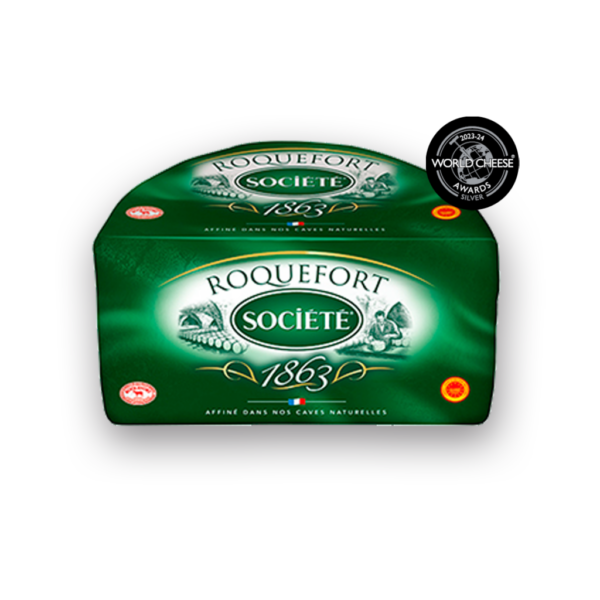 QUESO ROQUEFORT SOCIETÉ 1/2 PIEZA 1.35KG.