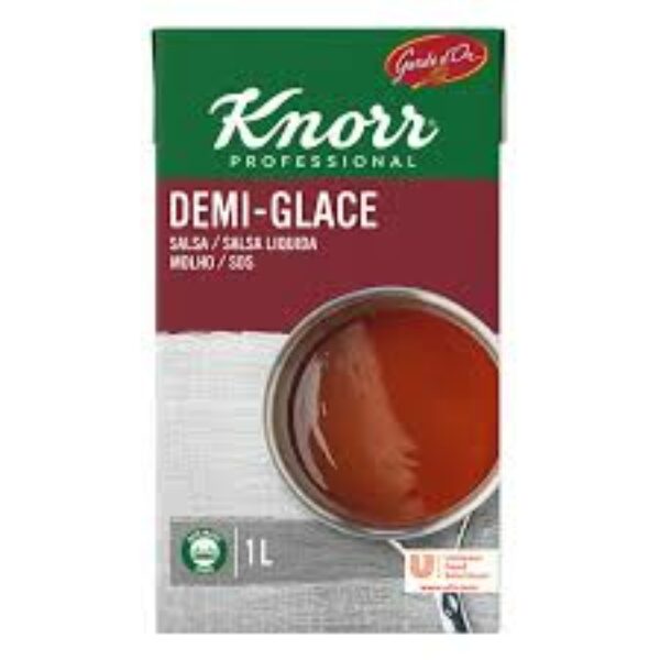 KNORR SALSA LIQUIDA LISTA PARA USAR DEMIGLACE BRICK 1L