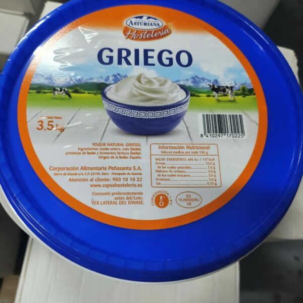 YOGUR GRIEGO CREMOSO 3.5KGS ASTURIANA