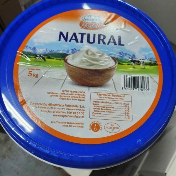 YOGUR NATURAL CREMOSO 5KGS ASTURIANA