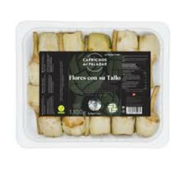 FLORES DE ALCACHOFA CON SU TALLO