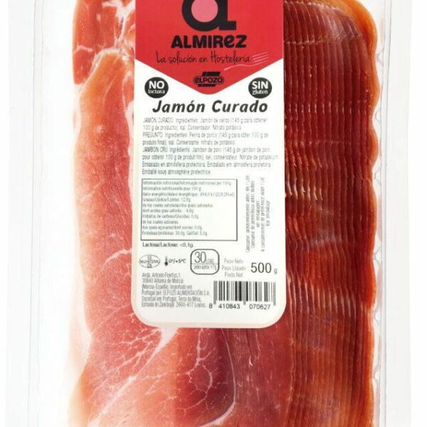 JAMON SERRANO LONCHAS 500 GR ALMIREZ