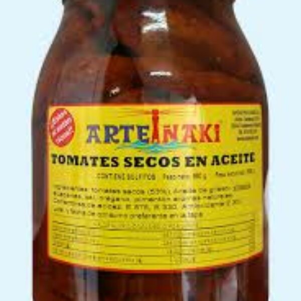 TOMATE SECO EN ACEITE ARTEIÑAKI 800GRS
