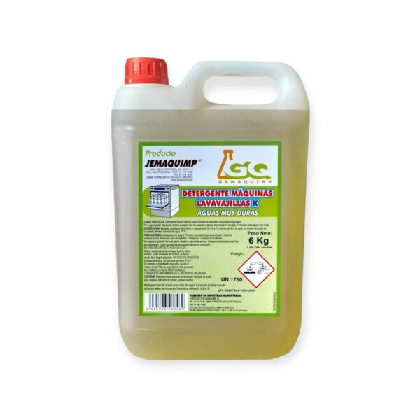 DETERGENTE MAQUINAS LAVAVAJILLAS K AGUAS MUY DURAS